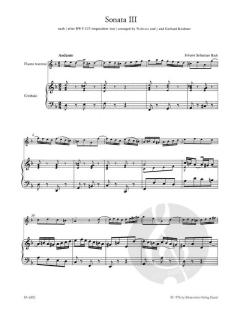 Sechs Sonaten nach BWV 525-530 Band 2 von Johann Sebastian Bach 