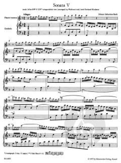 6 Sonaten nach BWV 525-530 3 von Johann Sebastian Bach (Download) 