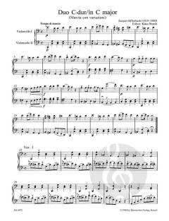 2 Duette für Violoncelli op. 52/2+3 von Jacques Offenbach im Alle Noten Shop kaufen