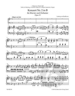 Konzert Nr. 2 B-Dur op. 19 von Ludwig van Beethoven (Download) 