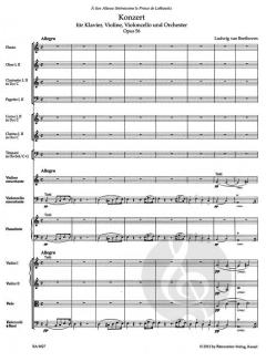 Konzert C-Dur op. 56 von Ludwig van Beethoven 