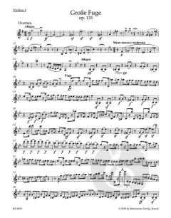 Große Fuge für Streichquartett op. 133 von Ludwig van Beethoven (Download) 
