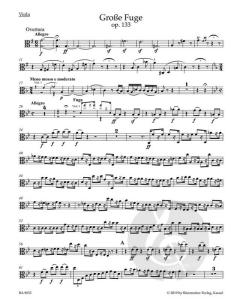 Große Fuge für Streichquartett op. 133 von Ludwig van Beethoven (Download) 
