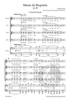 Messe de Requiem op. 48 N 97b von Gabriel Fauré (Download) 