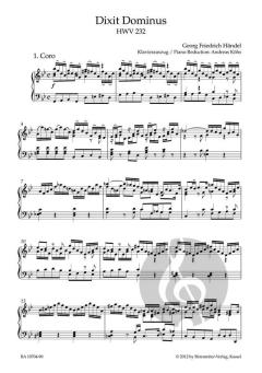 Dixit Dominus HWV 232 von Georg Friedrich Händel (Download) 