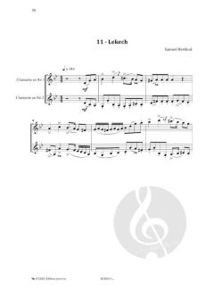 Klezmer Clarinet Duets von Samuel Berthod 
