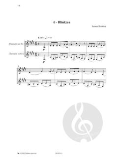 Klezmer Clarinet Duets von Samuel Berthod 
