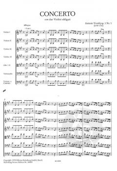 Concerto con 2 Violini obligati in A-dur op. 3 Nr. 5 von Antonio Vivaldi 