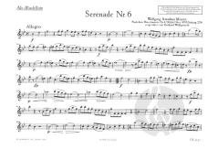 Serenade Nr. 6 in B-Dur KV 439 von Wolfgang Amadeus Mozart 
