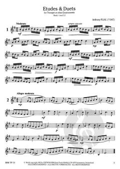 Etudes & Duets Book 1 von Anthony Plog 