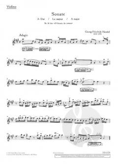 6 Sonaten 1 von Georg Friedrich Händel 