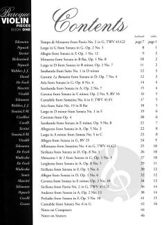 Baroque Violin Pieces Book 1 von Richard Jones im Alle Noten Shop kaufen