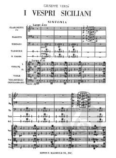 I Vespri Siciliani: Overture von Giuseppe Verdi 