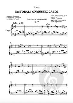 Manuals only music for Christmas 