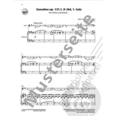 Sonatine op. 137/1 D 384, 1. Satz von Franz Schubert 