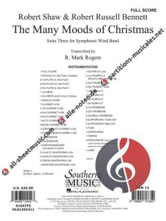 The Many Moods of Christmas: Suite No. 3 von Robert Russell Bennett 