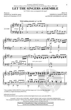 Let the Singers Assemble von David Angerman (Download) 