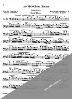 Melodious Etudes For Trombone 3 von Marco Bordogni 