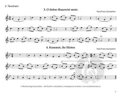Weihnachtslieder 1 - 2. Stimme in B (Download) 