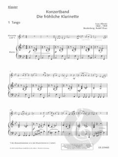 Die fröhliche Klarinette - Konzertband von Rudolf Mauz 