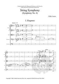 String Symphony von Libby Larsen (Download) 