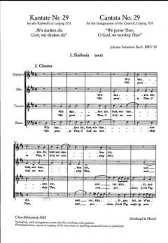 Wir danken dir, Gott, wir danken dir (J.S. Bach) 