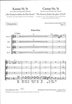 Die Himmel erzählen die Ehre Gottes (J.S. Bach) 
