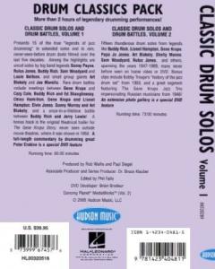 Drum Classics Pack 2 DVD Set Pak 