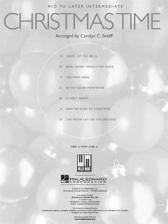 Christmas Time 7 Traditional Carols Pia Solomid To Later Intermediate 
