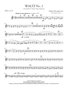 Waltz No. 2 von Dmitri Schostakowitsch (Download) 