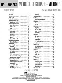 French Hal Leonard Guitar Method Book 1 2nd Edition von Will Schmid 