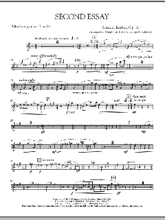 Second Essay von Samuel Barber (Download) 