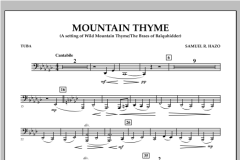 Mountain Thyme von Samuel R. Hazo (Download) 