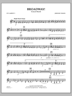 Broadway! von Johnnie Vinson (Download) 