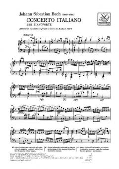 Concerto Italiano Piano BWV 971 von Johann Sebastian Bach 