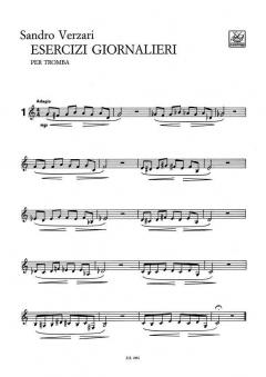 Esercizi Giornalier Daily Exercises for Trumpet von S. Verzari im Alle Noten Shop kaufen