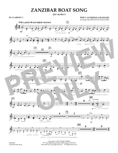 Zanzibar Boat Song von Percy Aldridge Grainger (Download) 
