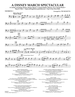 A Disney March Spectacular von Ted Ricketts (Download) 