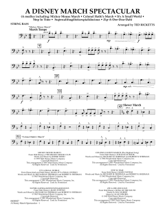 A Disney March Spectacular von Ted Ricketts (Download) 