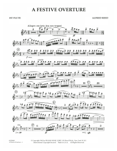 A Festive Overture von Alfred Reed (Download) 