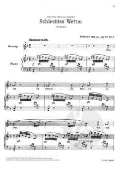 Lieder Band 3 von Richard Strauss 