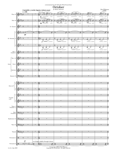 October von Eric Whitacre 
