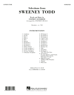 Sweeney Todd (Selections From) 