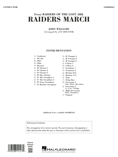 Raiders March von John Williams (Download) 