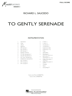 To Gently Serenade von Richard L. Saucedo (Download) 