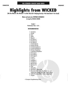 Wicked (Highlights from) von Stephen L. Schwartz (Download) 