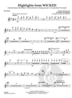 Wicked (Highlights from) von Stephen L. Schwartz (Download) 