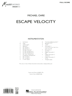 Escape Velocity von Michael Oare (Download) 