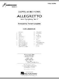 Allegretto von Ludwig van Beethoven 