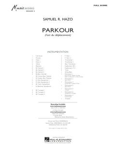 Parkour von Samuel R. Hazo (Download) 